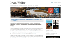 Desktop Screenshot of irvinwaller.org